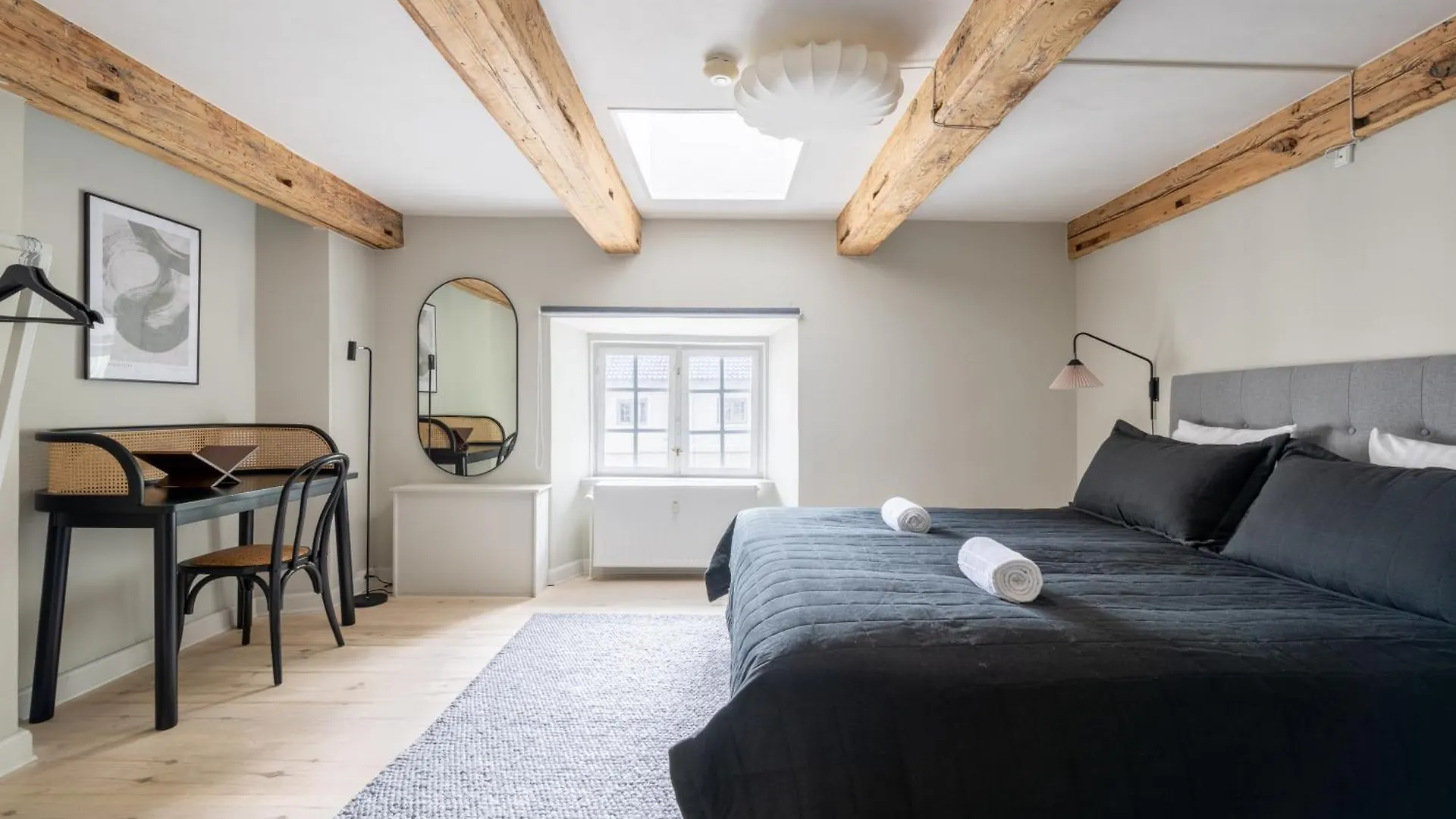 City Apartment With Exposed Ceiling Beams Copenhagen 0*,  Denmark