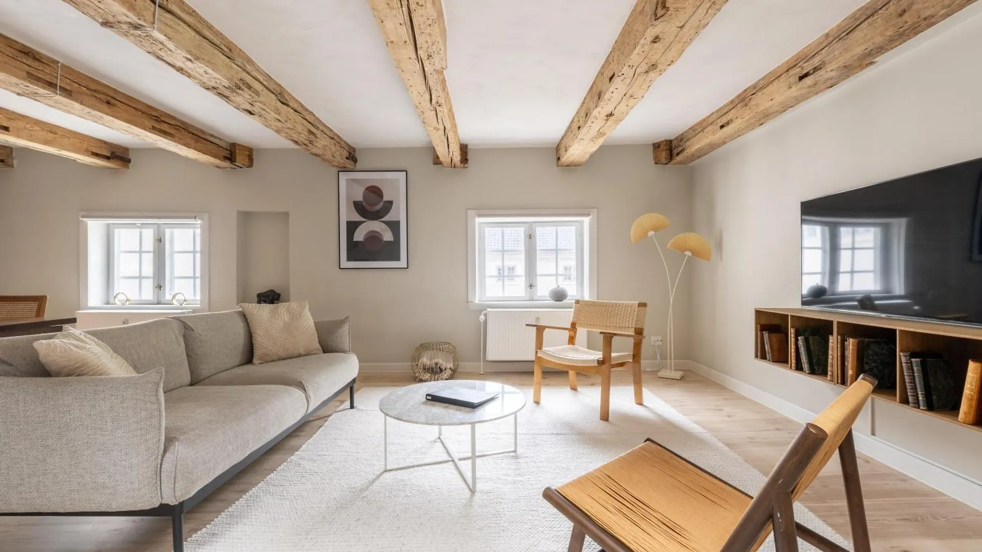 City Apartment With Exposed Ceiling Beams Copenhagen 0*,  Denmark